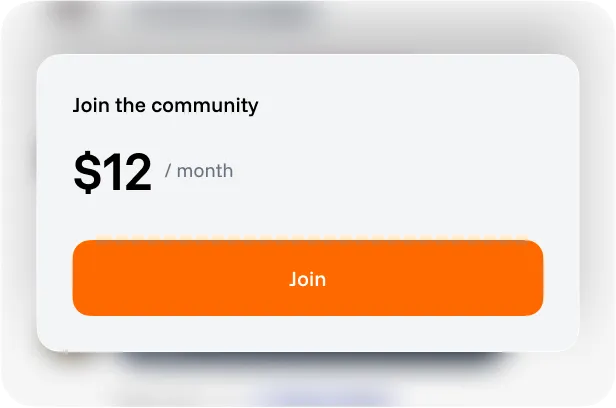 Paid communities